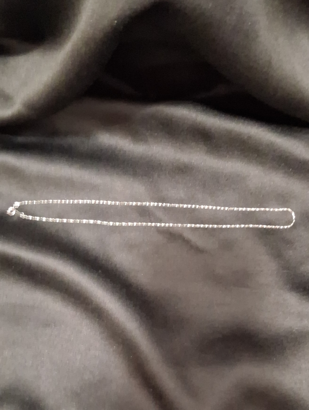 Vintage Classic Silver Twist Chain Necklace - 18"